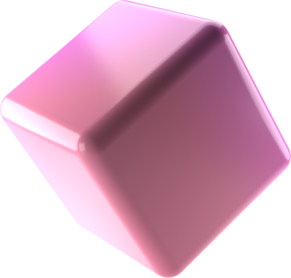 3d shape cube abstract